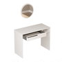 Hanah Home Mesa de maquillaje On18-W Blanca